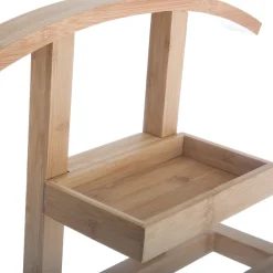 Etagère Salle De Bains|5Five Valet avec vide poche H.113 cm bambou