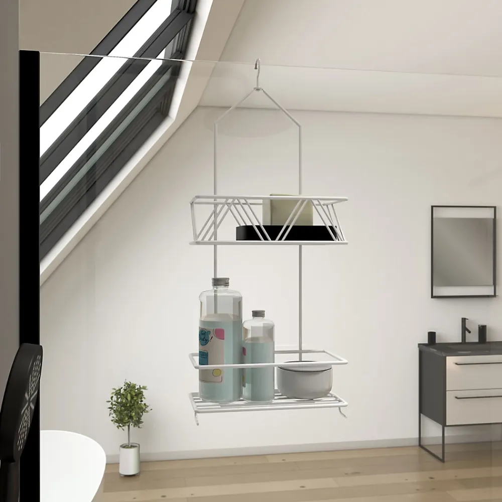Etagère Salle De Bains|Galedo Valet Blanc suspendu 50x20x10 - ELI