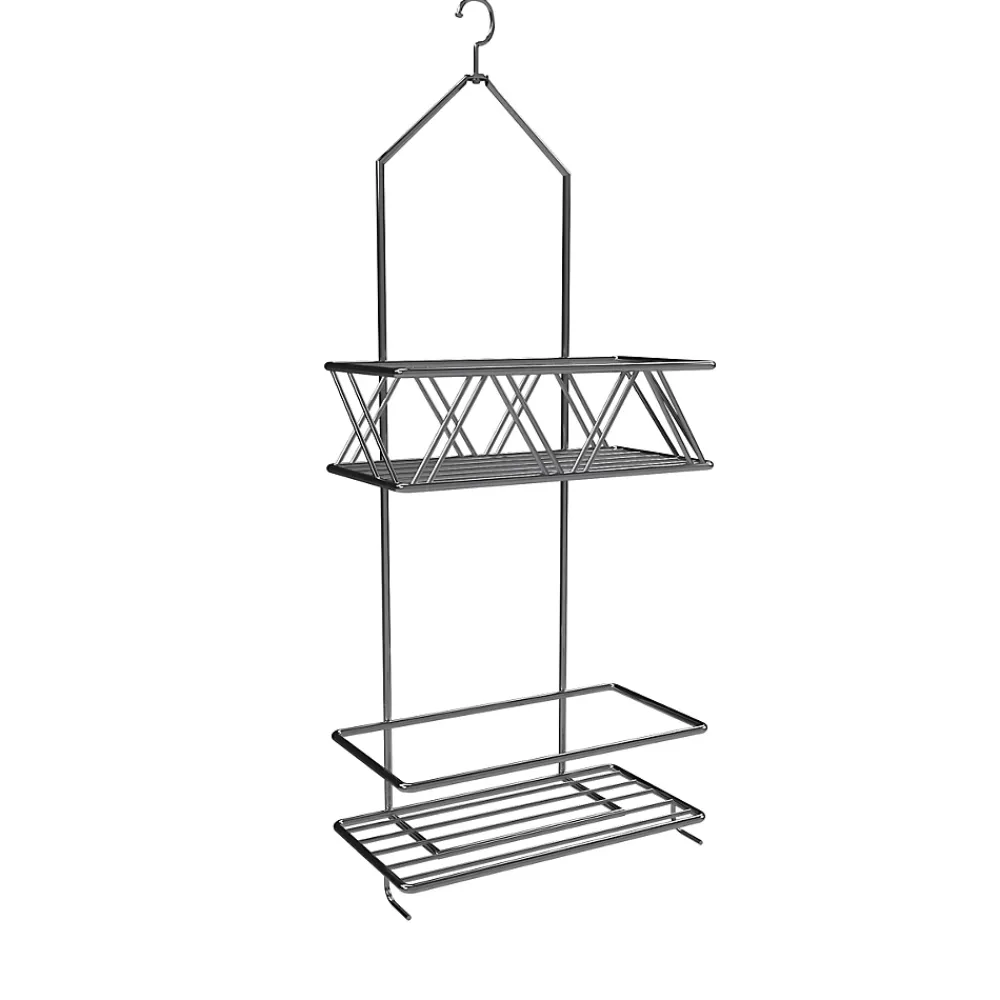 Etagère Salle De Bains|Galedo Valet Chrome suspendu 50x20x10 - ELI