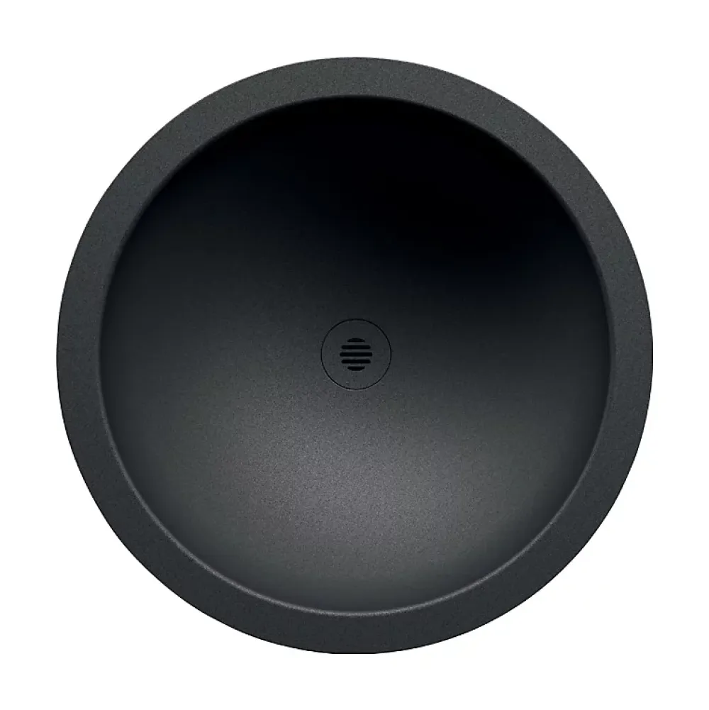 Delabie Vasque à Encastrer - Ronde - 45 cm - Inox Noir - HEMI