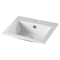 Vasque À Encastrer|Planète Bain Vasque à encastrer rectangulaire en céramique