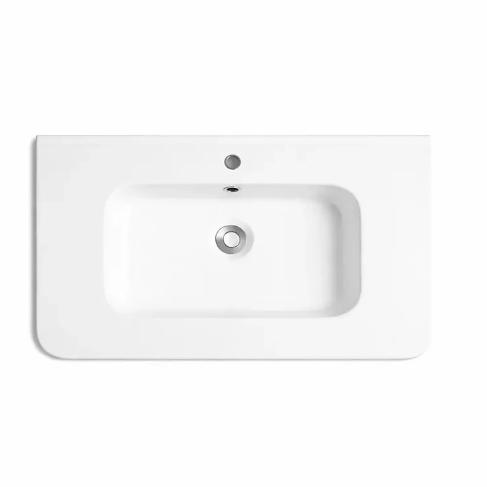 Otitec Vasque à encastrer rectangulaire - 60 x 46 cm - Blanc brillant - ORIS