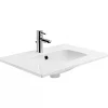 Vasque À Encastrer|Sanindusa Vasque à encastrer sur plan de toilette ou à poser sur meuble 81x46 hauteur 15cm (mitigeur et vidage non inclus)