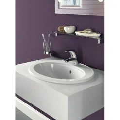 Vasque À Encastrer|Porcher Vasque à encastrer ULYSSE - ULYSSE VASQUE 55X45 BLANC