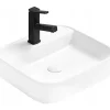 Lavabo|Silla Global Vasque à poser carré, céramique 45x40x11 cm Blanc