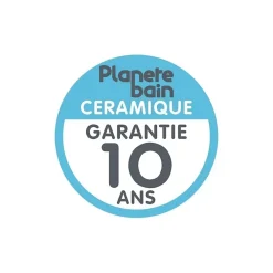 Planète Bain Vasque à poser Curve 41cm- ronde blanche