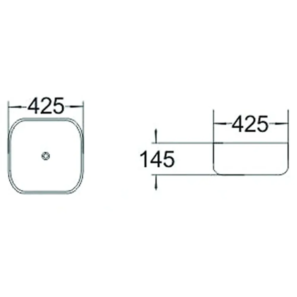 Lavabo|Silla Global Vasque à poser ovale, céramique 42,5x42,5x14,5 cm Blanc