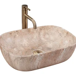 Vasque À Poser|Rea Vasque À Poser Belinda Savana Beige Rectangle