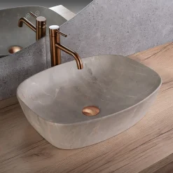 Rea Vasque À Poser Freja Beige Oval