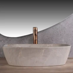Rea Vasque À Poser Freja Beige Oval