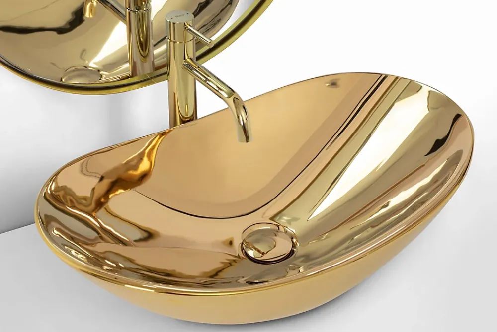 Vasque À Poser|Rea Vasque À Poser Royal Gold Oval
