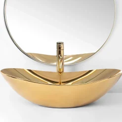Vasque À Poser|Rea Vasque À Poser Royal Gold Oval