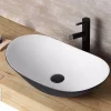 Rea Vasque À Poser Royal White Black Oval