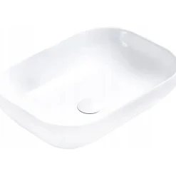 Lavabo|Silla Global Vasque à poser rectangulaire, céramique 50,4x35,2x14,5 cm Blanc