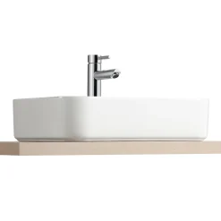 Vasque À Poser|Homesight Vasque à poser rectangulaire céramique blanc Kalvin