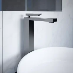 GoodHome Vasque à poser ronde céramique blanc mat Samal