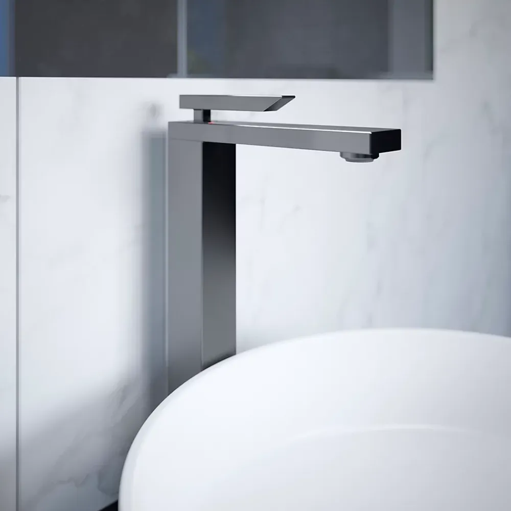 GoodHome Vasque à poser ronde céramique blanc mat Samal