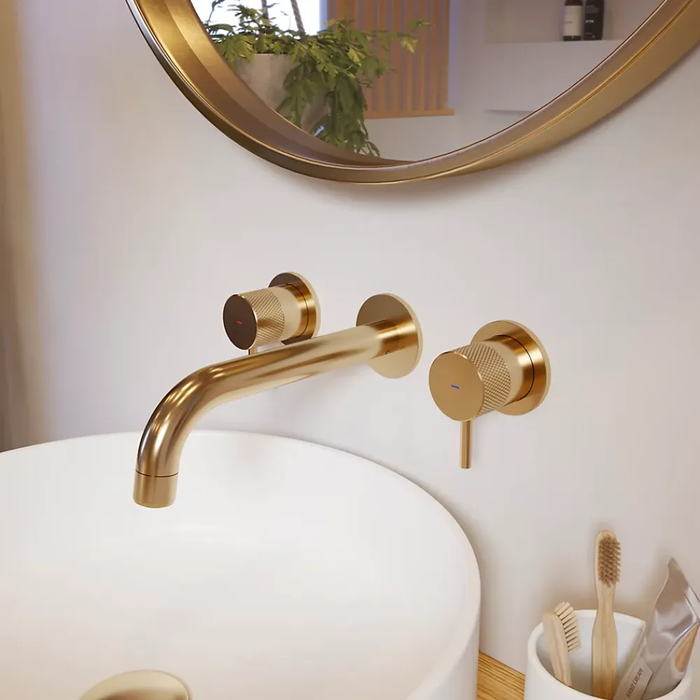 GoodHome Vasque à poser ronde céramique blanc mat Samal