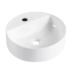 Vasque À Poser|Homesight Vasque à poser ronde céramique blanc Kalvin
