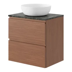 Vasque À Poser|GoodHome Vasque à poser ronde en céramique blanche Ø41.5 cm Ondava