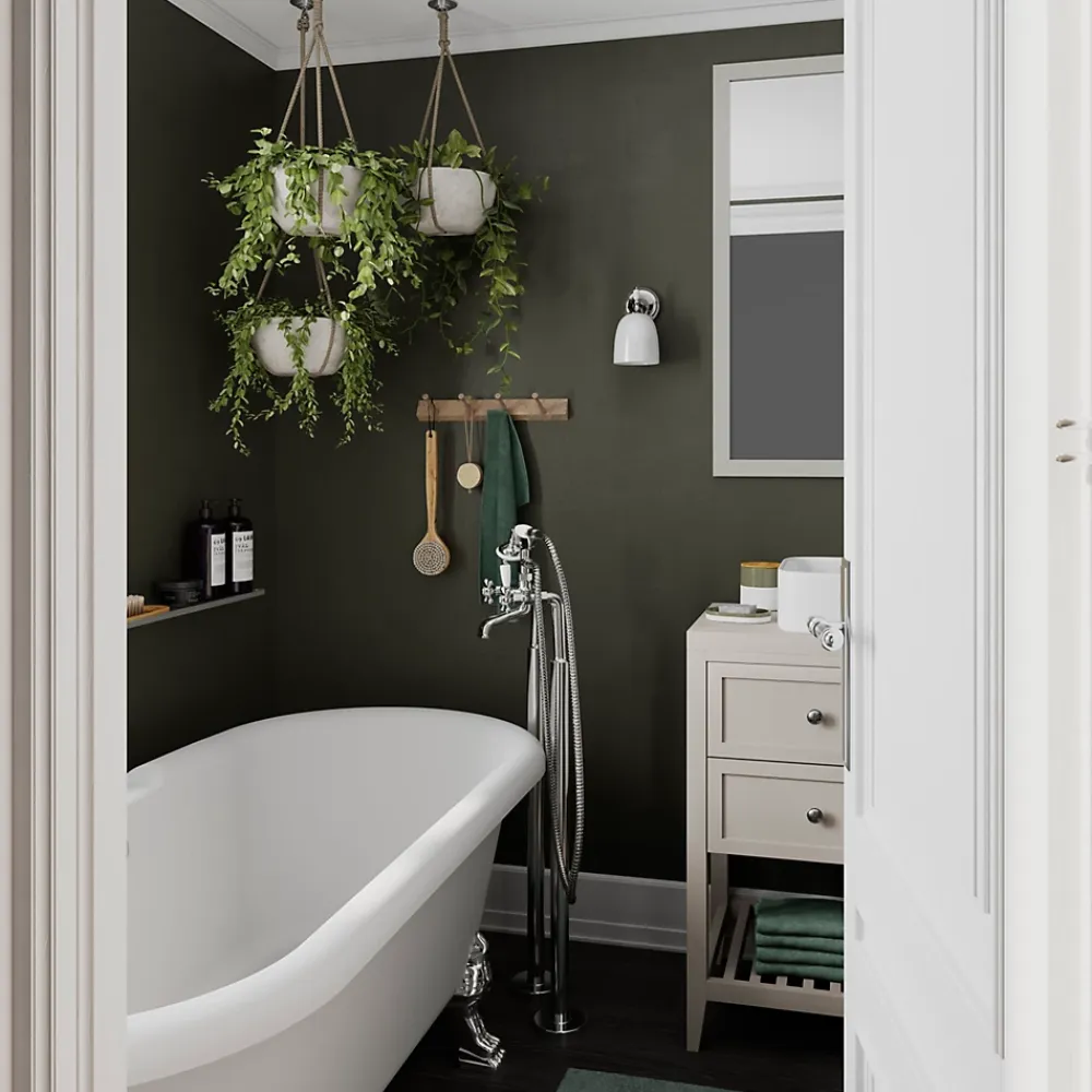 Vasque À Poser|GoodHome Vasque à poser Tekapo en résine blanc