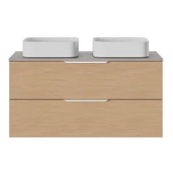 Vasque À Poser|GoodHome Vasque à poser Tekapo en résine blanc