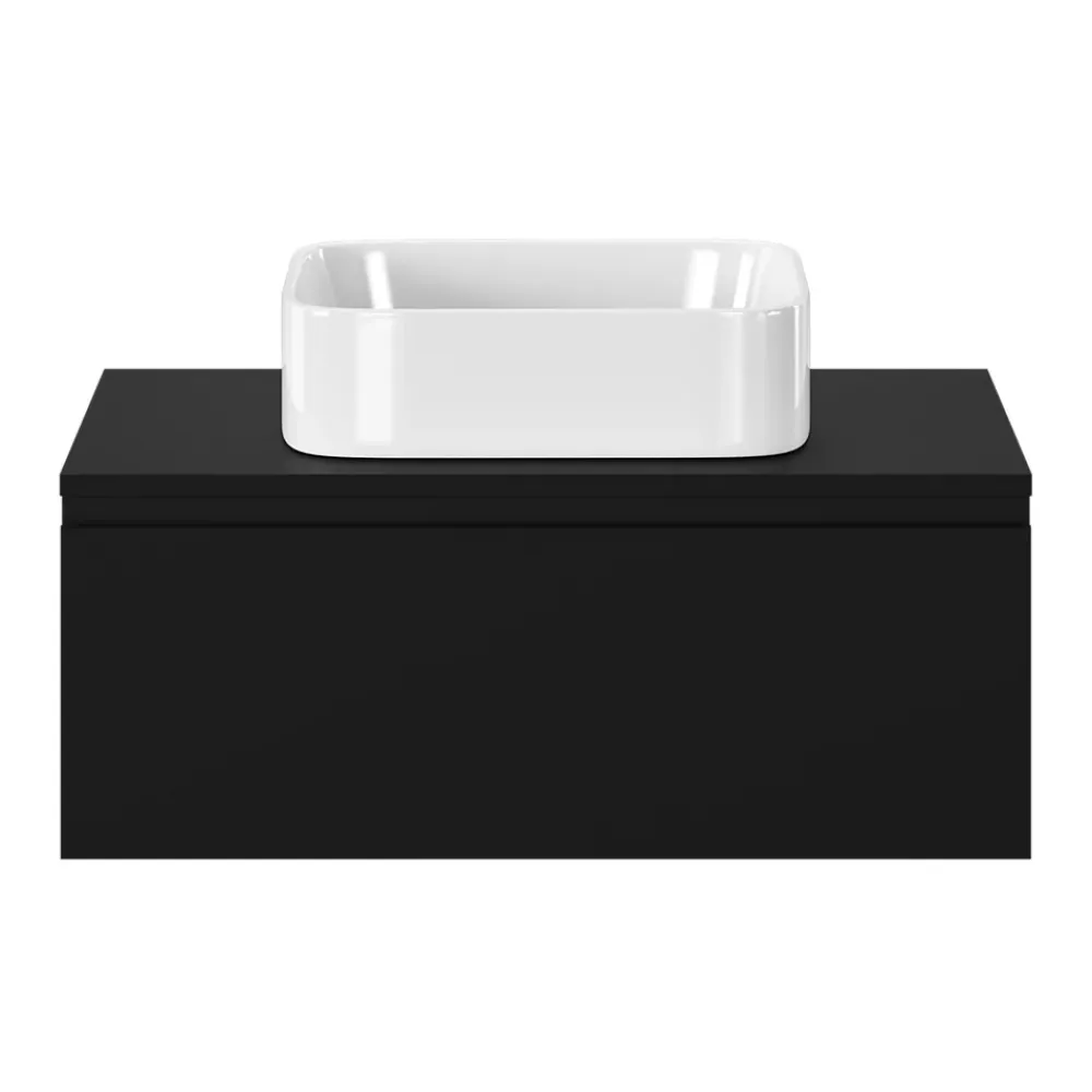 Vasque À Poser|GoodHome Vasque à poser Tekapo en résine blanc