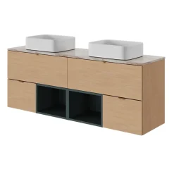 Vasque À Poser|GoodHome Vasque à poser Tekapo en résine blanc