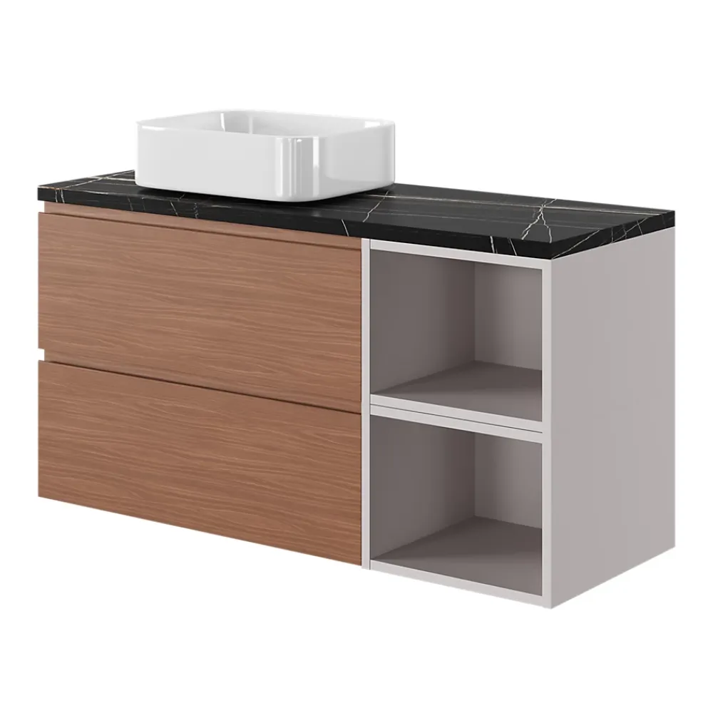 Vasque À Poser|GoodHome Vasque à poser Tekapo en résine blanc