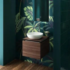 Plan Simple Vasque|Villeroy & Boch Vasque 38 x 38 ronde à poser VILLEROY ET BOCH Loop & Friends non meulé blanche sans trop plein