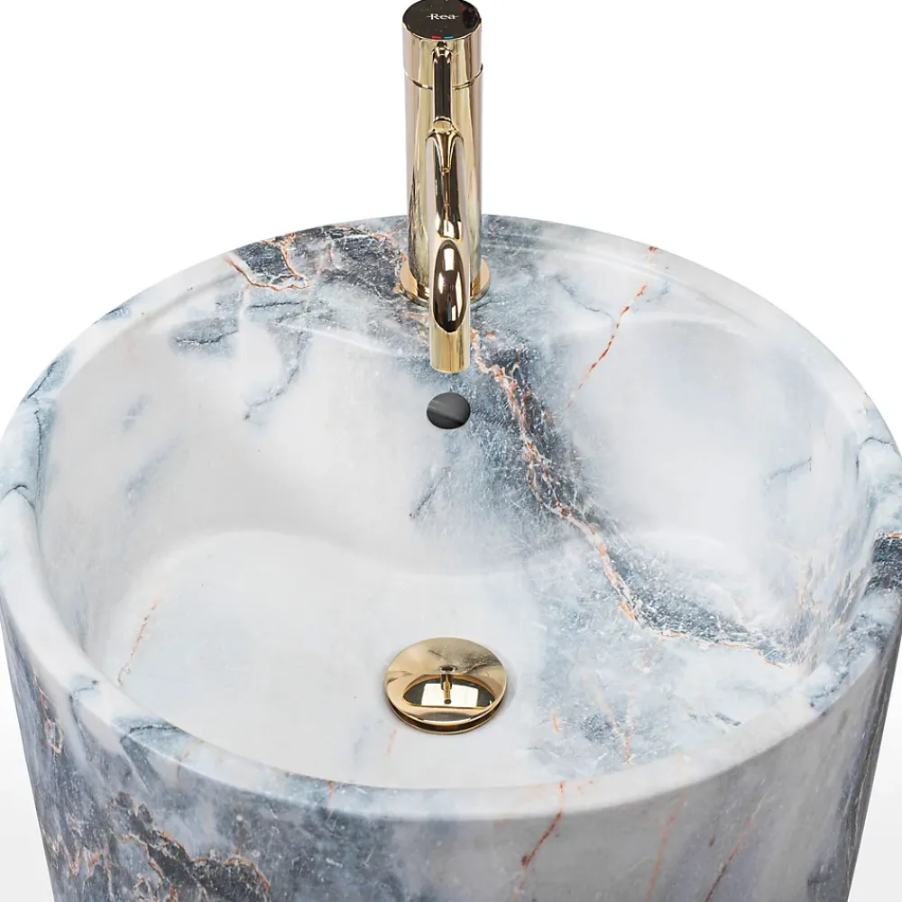 Rea Vasque Autoportante Anya Granit Matt Grey Round
