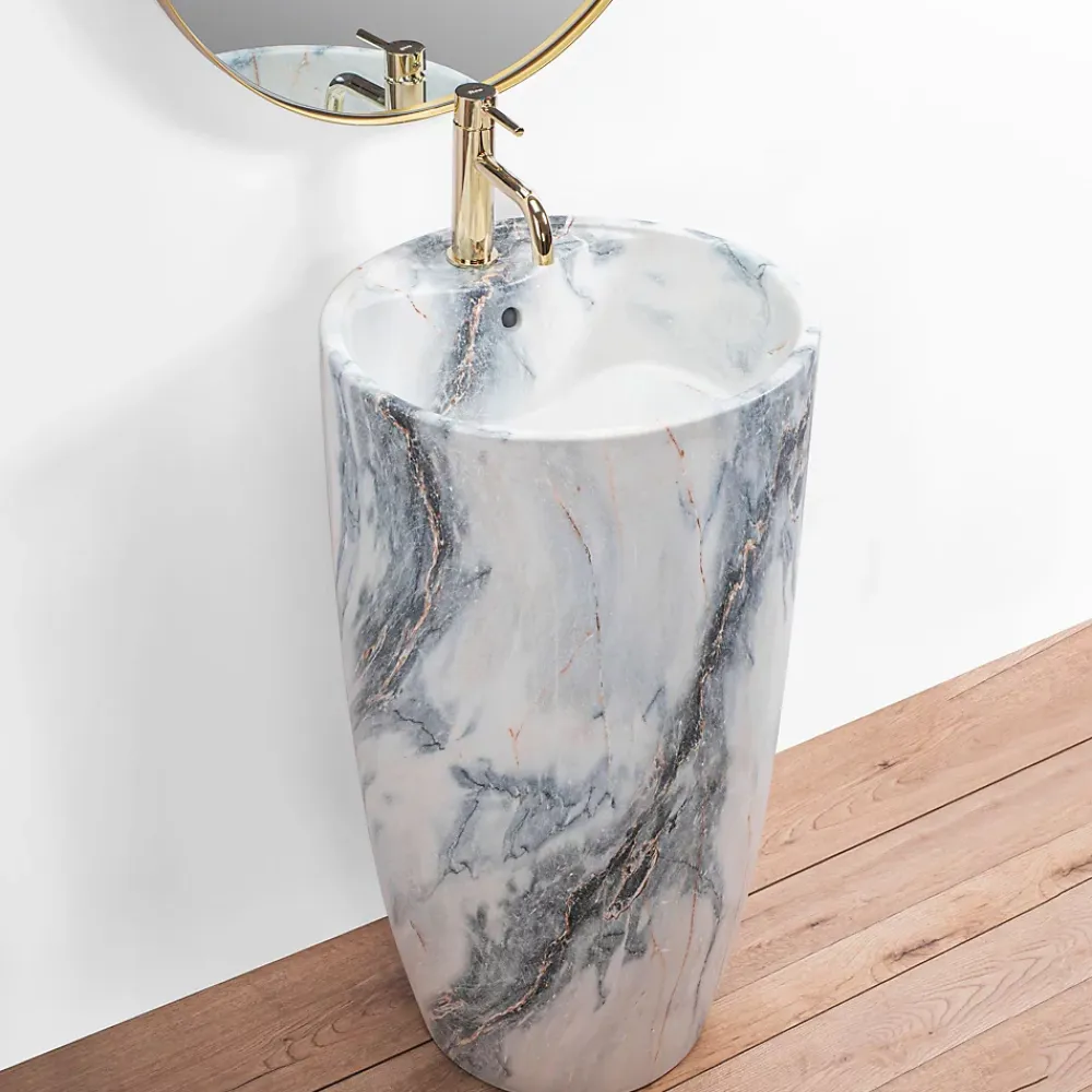 Rea Vasque Autoportante Anya Granit Matt Grey Round