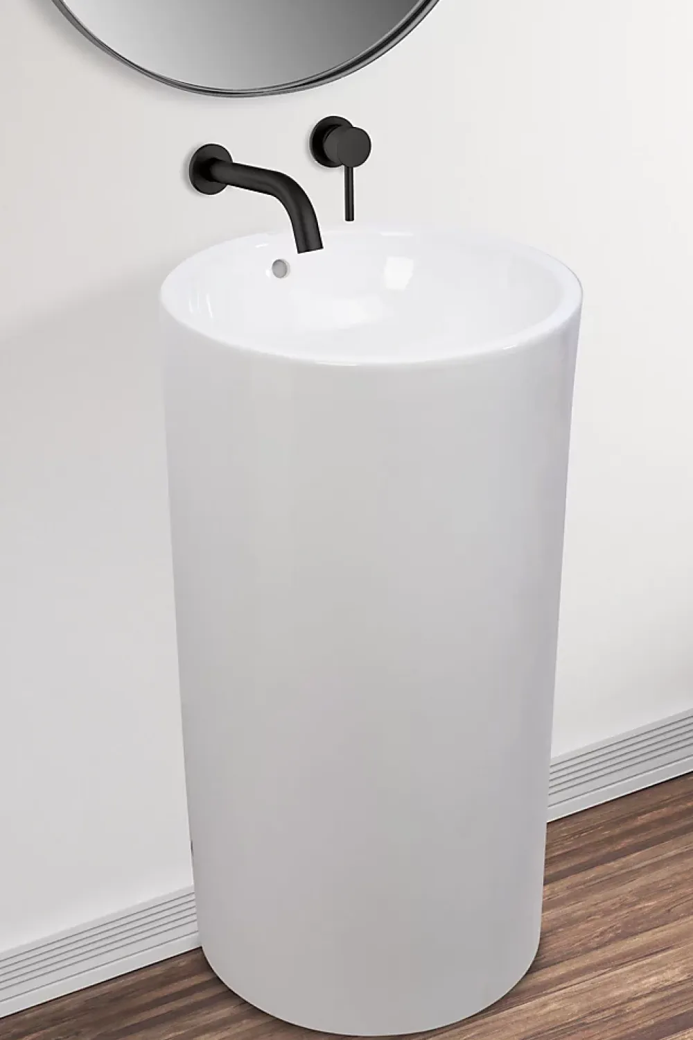 Lavabo|Rea Vasque Autoportante Estera White Round