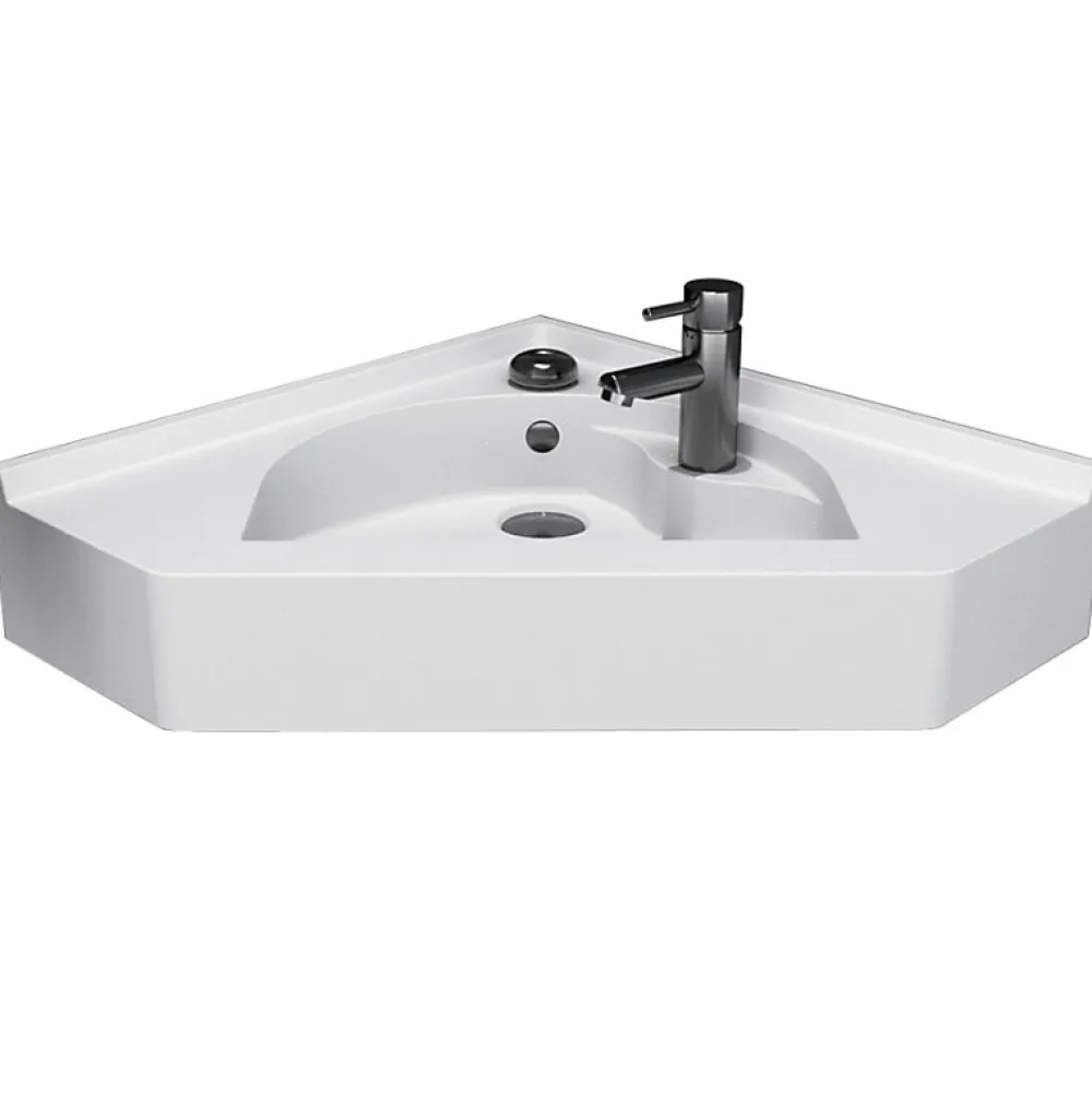 Plan Vasque Lave-Mains|Cuisibane Vasque d'angle suspendue RESIANGLE- 50x50cm