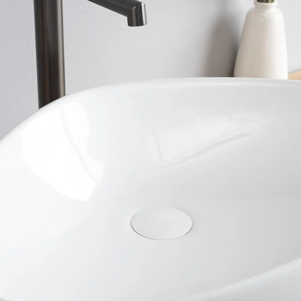 Wanda Collection Vasque en céramique à poser Travis 59cm