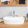 Vasque À Poser|Wanda Collection Vasque en céramique avec plage Bahia 50cm