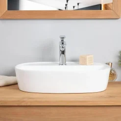 Vasque À Poser|Wanda Collection Vasque en céramique avec plage Bahia 50cm