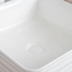Vasque À Poser|Wanda Collection Vasque en céramique carré Trooper 39cm