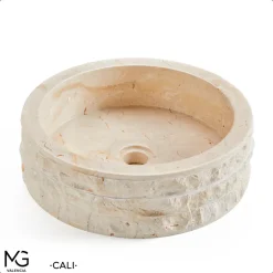MG Valencia Vasque en marbre naturel CALI 40x40x15 cm