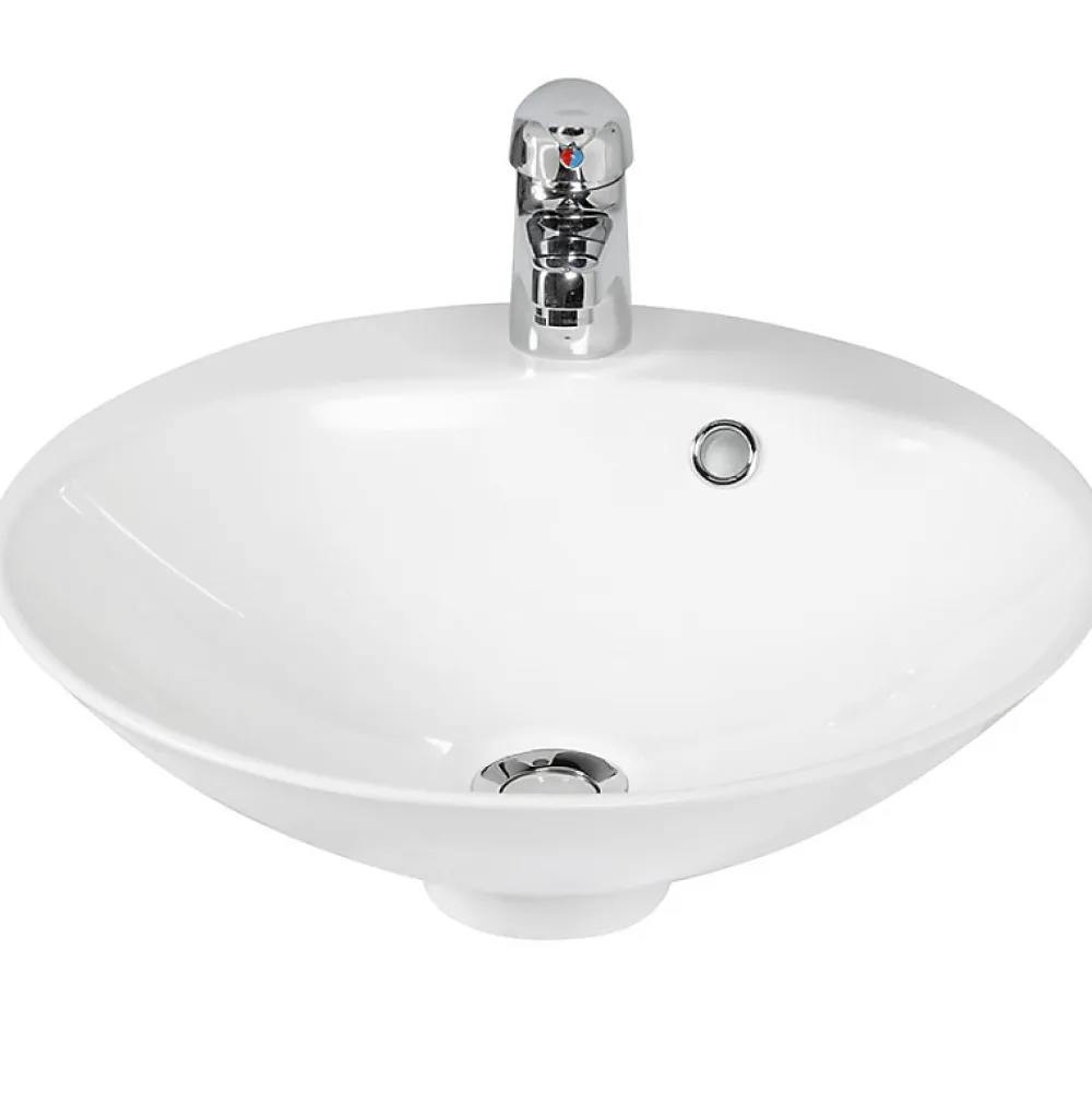 Cuisibane Vasque ronde à poser RESIBOL 45 cm - Blanc