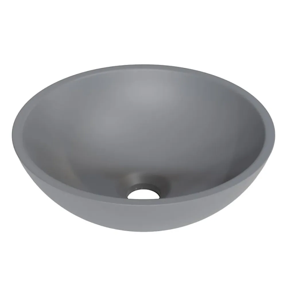 Plan Vasque Lave-Mains|Cuisibane Vasque ronde à poser TREND - Gris mat