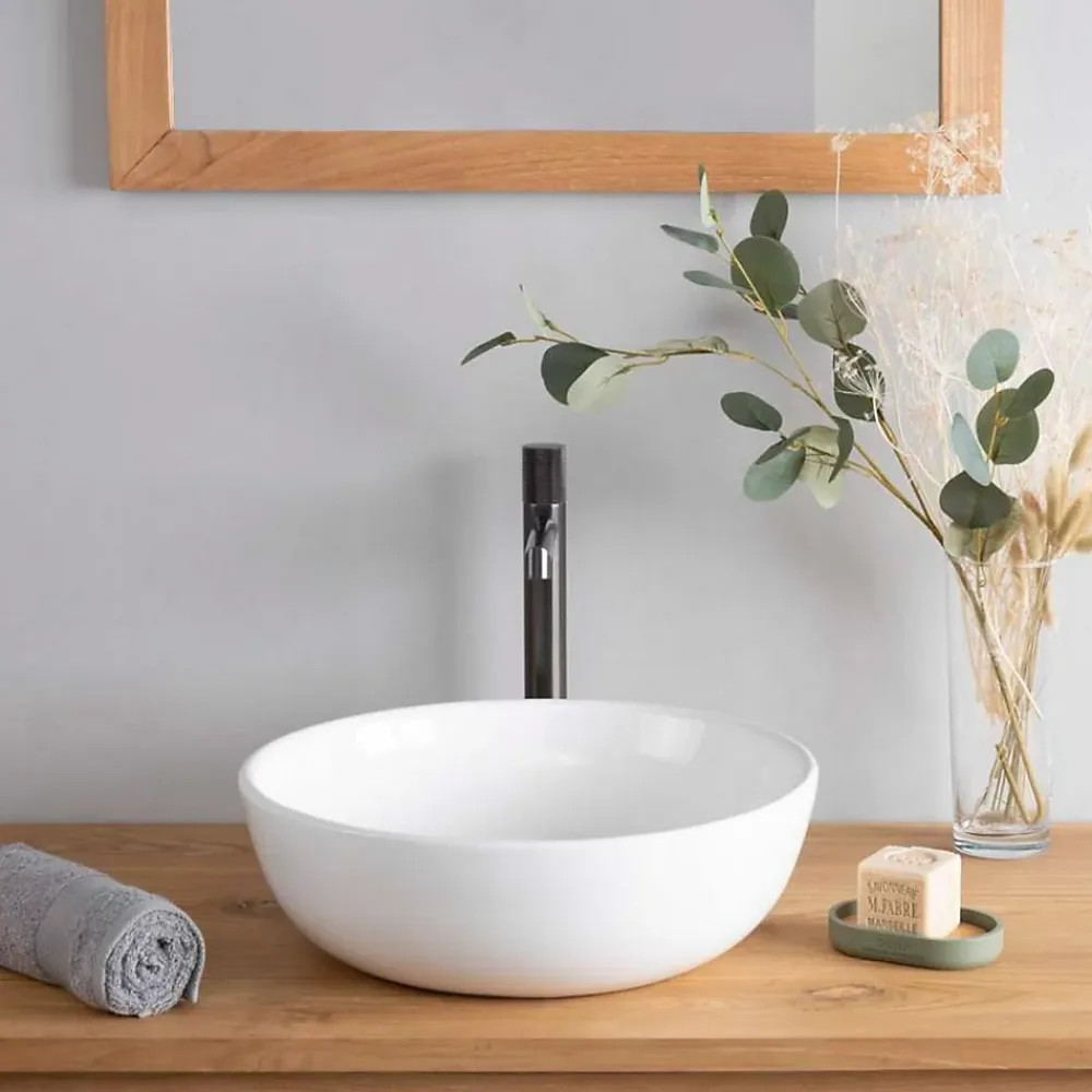 Vasque À Poser|Wanda Collection Vasque ronde en céramique Siam 41cm