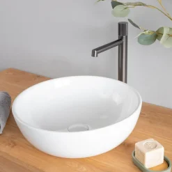Vasque À Poser|Wanda Collection Vasque ronde en céramique Siam 41cm