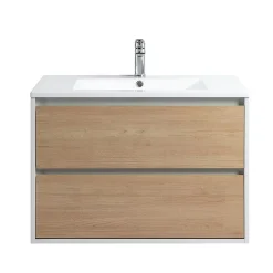Plan Simple Vasque|Bain-Bain Vasque résine 80Cm NOLAN -