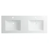 Plan Double Vasque|Bain-Bain Vasque résine 120Cm NOLAN -