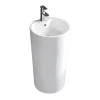 Lavabo|Vente-unique Vasque sur pied cylindrique TOTAM