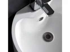Lavabo|Vente-unique Vasque sur pied cylindrique TOTAM