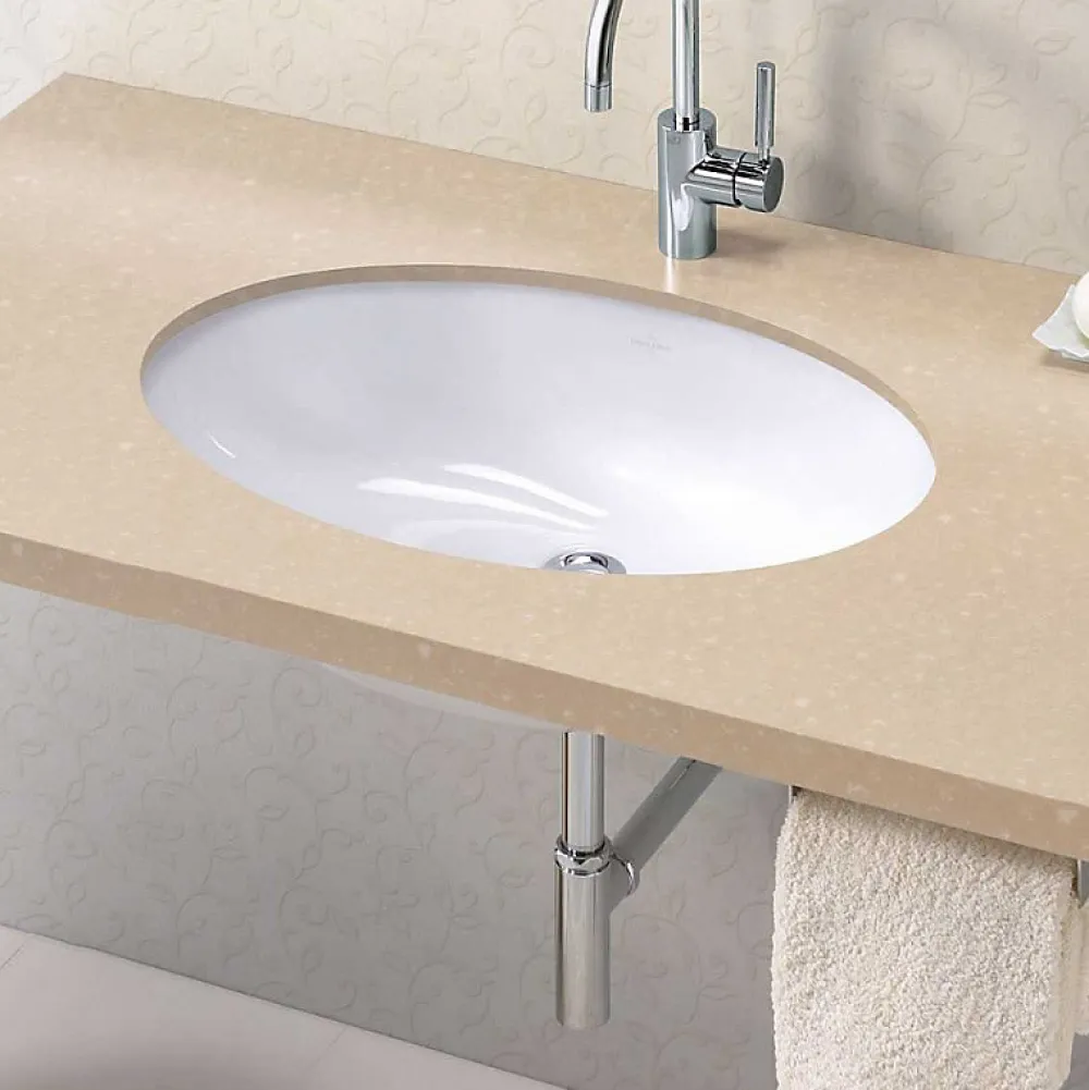 Vasque À Encastrer|Villeroy & Boch Vasque VILLEROY ET BOCH à encastrer par-dessous Evana