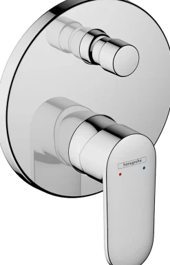 Hansgrohe Vernis Blend Set de douche tout en 1 avec Douche de tête 205mm + Douchette 2 jets, Chrome (VernisBlend-1)