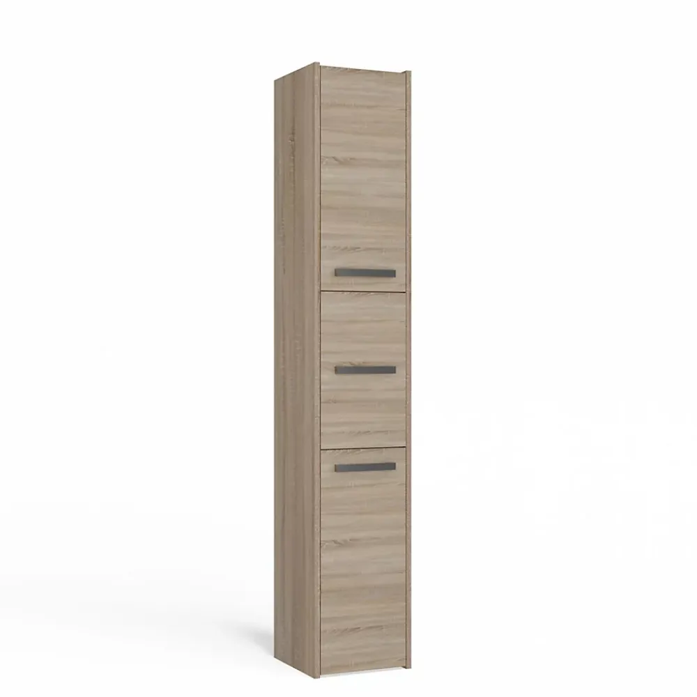 Topeshop VERONA - Colonne de salle de bain 30x30x170 - Meuble salle de bain - Rangement salle de bain - Colonne rangement